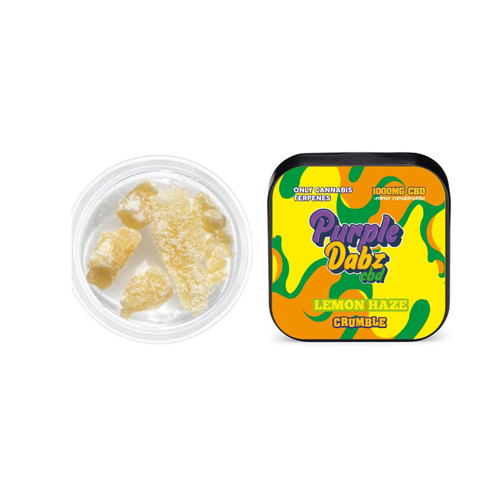 Purple Dabz de Purple Dank 1000mg CBD Crumble - Lemon Haze (COMPRE 1 OBTENGA 1 GRATIS)