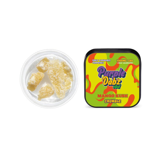 Purple Dabz by Purple Dank 1000mg CBD Crumble - Mango Kush (1 SATIN AL 1 BEDAVA)