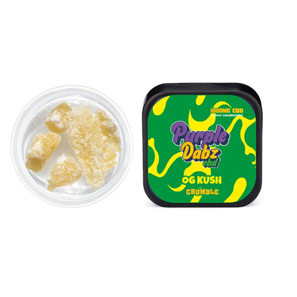 Purple Dabz tarafından Purple Dank 1000mg CBD Crumble - OG Kush (1 SATIN AL 1 BEDAVA)