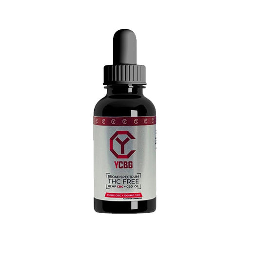 yCBG Broad-Spectrum 1000mg CBD + 330mg CBG Oil 30ml