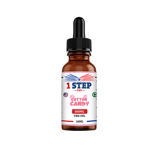 1 Step CBD 500mg CBD Flavoured Oil 30ml (BUY 1 GET 1 FREE)