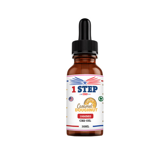 1 Step CBD 1000mg CBD Flavoured Oil 30ml (BUY 1 GET 1 FREE)