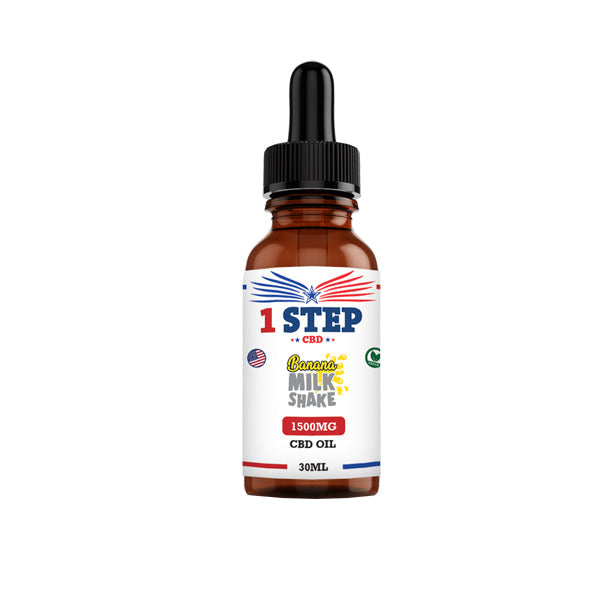 1 Adım CBD 1500mg CBD Aromalı Yağ 30ml (1 SATIN AL 1 BEDAVA)