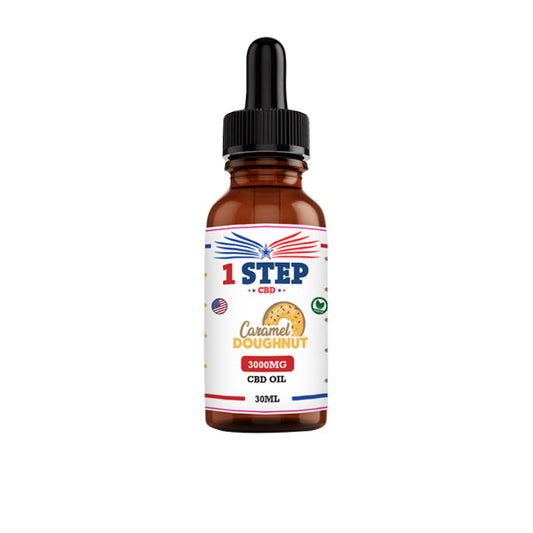 1 Step CBD 3000mg CBD Flavoured Oil 30ml (BUY 1 GET 1 FREE)