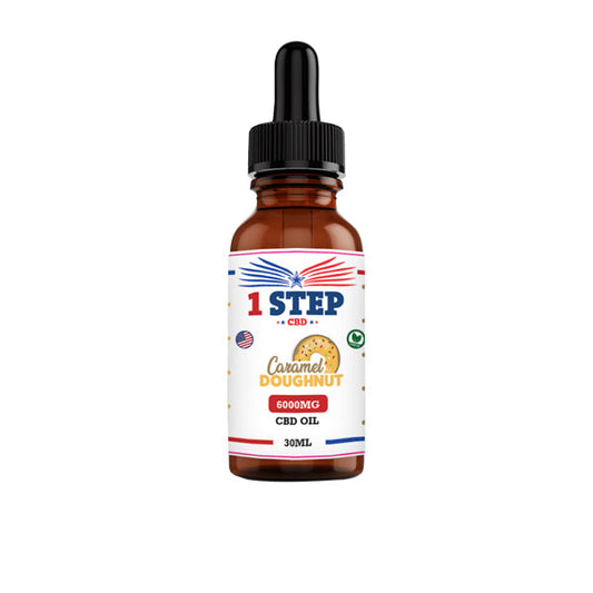 1 Step CBD 6000mg CBD Flavoured Oil 30ml (BUY 1 GET 1 FREE)