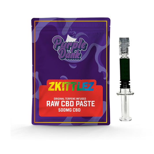 Pasta cruda de CBD Purple Dank de 1000 mg con terpenos naturales - Zkittlez (COMPRE 1 OBTENGA 1 GRATIS)