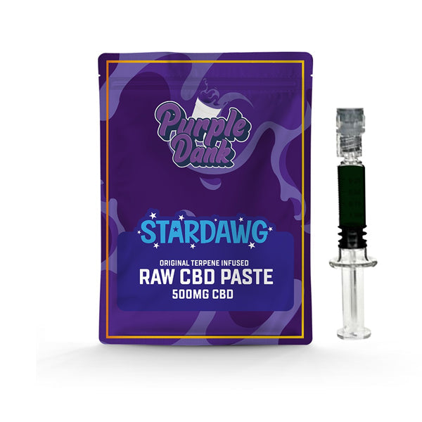 Pasta cruda de CBD Purple Dank de 1000 mg con terpenos naturales - Stardawg (COMPRE 1 OBTENGA 1 GRATIS)