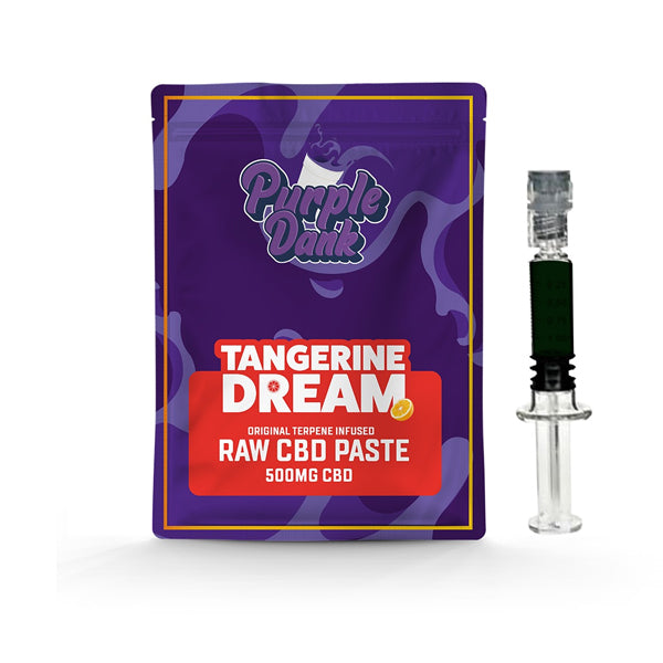 Pasta cruda de CBD Purple Dank de 1000 mg con terpenos naturales - Tangerine Dream (COMPRE 1 OBTENGA 1 GRATIS)