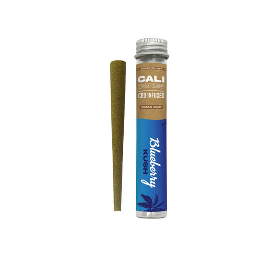 CALI CONES Cáñamo 30 mg Cono infundido de CBD de espectro completo - Blueberry Kush