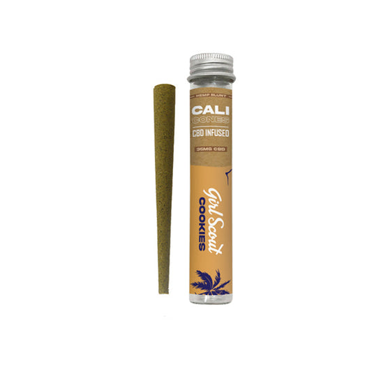 CALI CONES Cáñamo 30 mg Cono infundido de CBD de espectro completo - Girl Scout Cookies