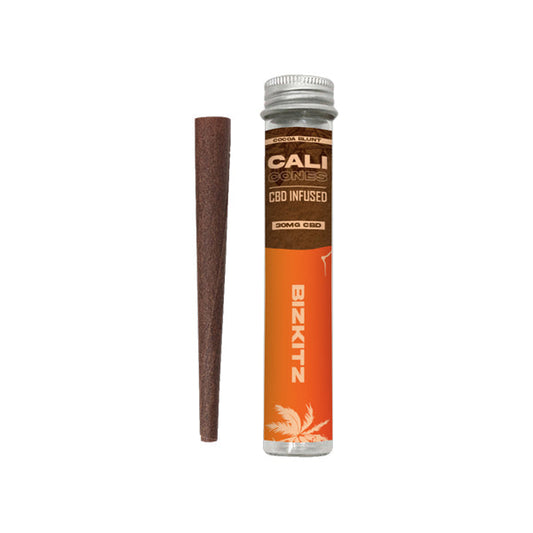 CALI CONES Cacao 30mg Cono Infundido CBD Espectro Completo - Bizkitz