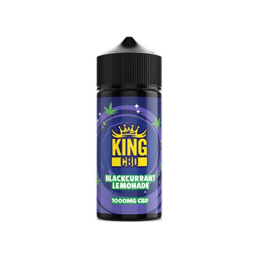 King CBD 1000mg CBD E-líquido 120ml (COMPRE 1 OBTENGA 1 GRATIS)