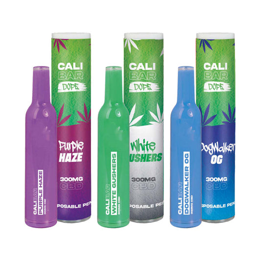 CALI BAR DOPE 300mg Tam Spektrumlu CBD Vape Tek Kullanımlık - Terpen Aromalı