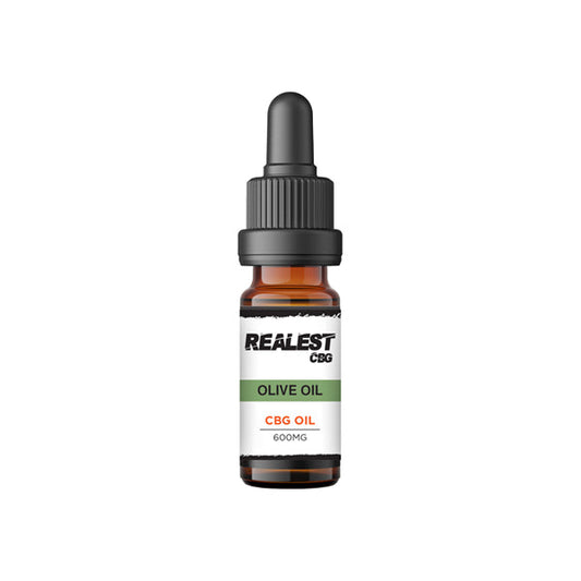 Realest CBD 600mg CBG Olive Oil - 10ml