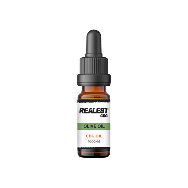 Realest CBD 1000mg CBG Olive Oil - 10ml (BUY 1 GET 1 FREE)