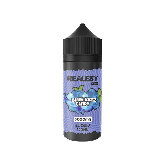 Realest CBD 6000 mg E-líquido de CBD de amplio espectro 120 ml (COMPRE 1 OBTENGA 1 GRATIS)