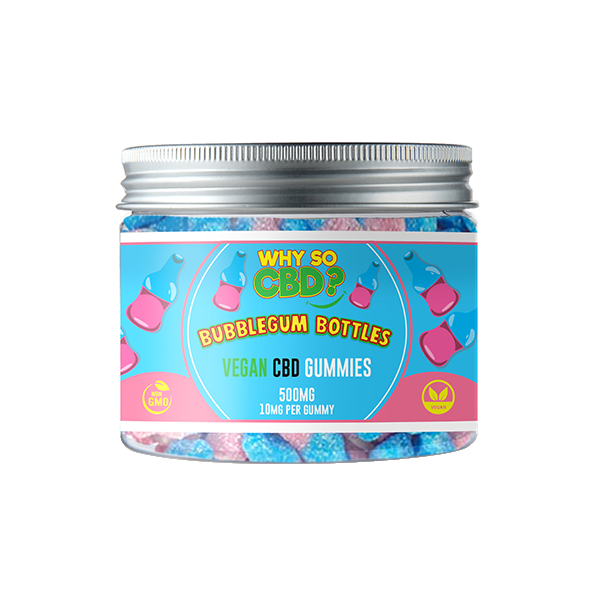 Why So CBD? 500mg Broad Spectrum CBD Small Vegan Gummies - 11 Flavours