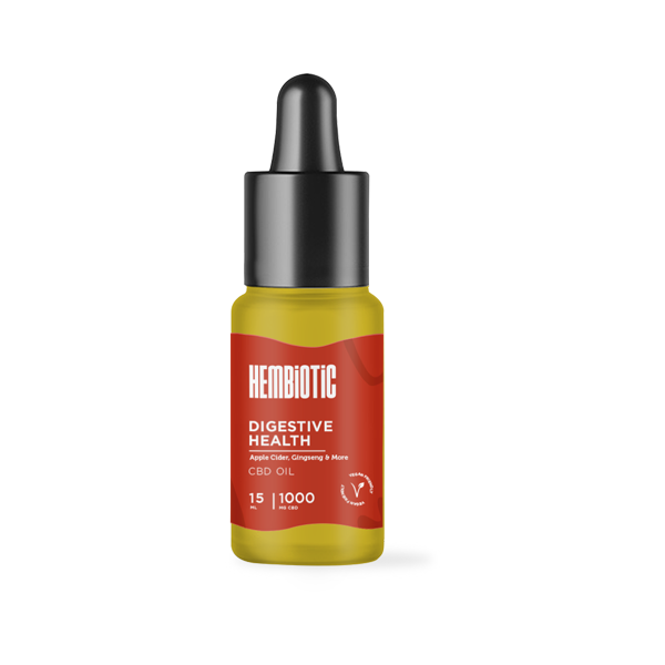 Hembiotic 1000mg Broad-Spectrum CBD Oil - 15ml